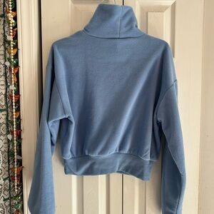 Old Navy Blue Cowl Neck Sweater
